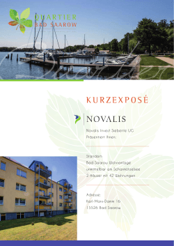 kurzexposé - Novalis Gruppe