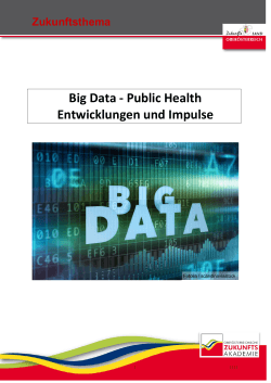 Big Data - Public Health