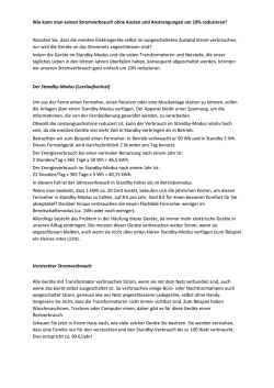 Einfache aber effiziente Energie