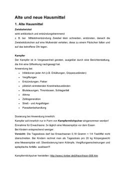Hausmittel - Naturheilpraxis