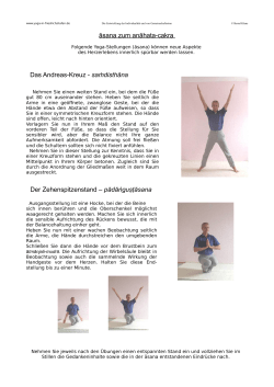 Andreaskreuz - yoga-in