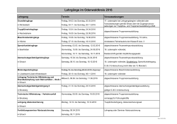 Lehrgänge Odenwaldkreis 2016
