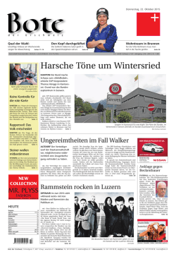 Harsche T&ouml;ne um Wintersried