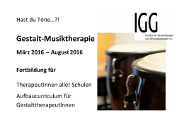 Gestalt-Musiktherapie