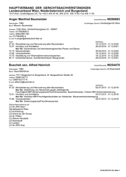 Druckansicht - Hauptverband