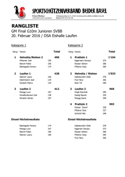 RANGLISTE