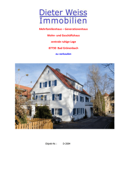 Expose d-2084 - Dieter Weiss Immobilien