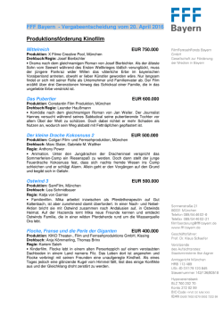 FFF Vergabemeldungen April 2016
