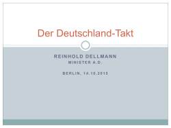 2015-10-14 Bahngespraeche - Vortrag D-Takt - BAG-SPNV