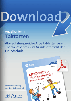 Taktarten - Auer Verlag