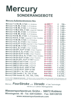 Mercury Außenborder Preise 2016-1