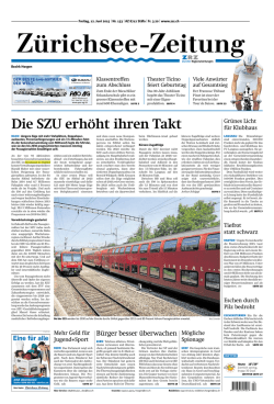 Die SZU erh&ouml;ht ihren Takt