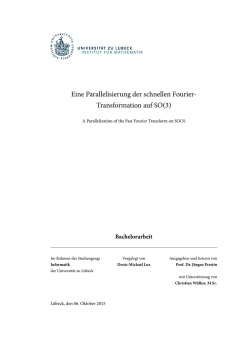 Eine Parallelisierung der schnellen Fourier