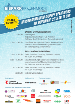 grosse er&ouml;ffnung eispark erlenmoos 28. november 2015 ab 12 uhr