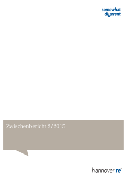Hannover Re QB_Q2 2015 Deutsch