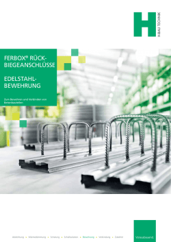 FERBOX&reg; R&Uuml;CK- BIEGEANSCHL&Uuml;SSE EDELSTAHL