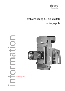 problemlösung für die digitale photographie