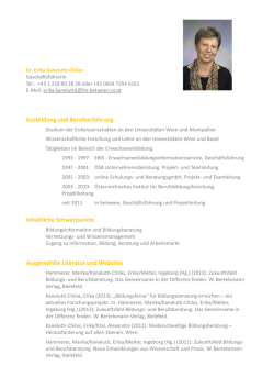 Dr.in Erika Kanelutti-Chilas