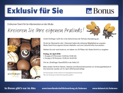 Exklusiv für Sie