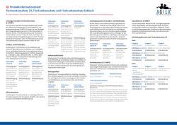 Die Produktinformationsblätter und die Vertragsbedingungen