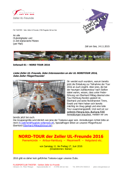 Nord Tour 2016 - Flugplatz Zell am See