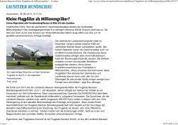 Kamenz/Bautzen: Kleine Flugplätze als Millionengräber? :: lr
