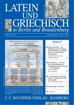Als PDF speichern - Latein und Griechisch in Berlin und Brandenburg
