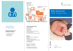 Baby-Sprechzeit - Klinikum Stuttgart