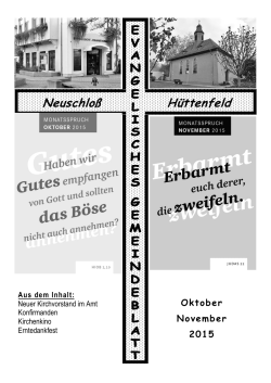 H&uuml;ttenfeld Neuschlo&szlig; - evangelisch