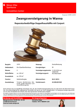 Expose 4399 - In de Schanz 2, Wanna (ZV) - Weser