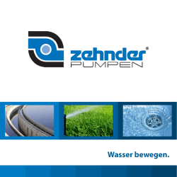 Imagebroschüre - Zehnder Pumpen GmbH