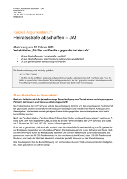 Heiratsstrafe abschaffen
