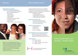 Interkulturelle Paare und Familien &ndash; Vielfalt erleben.