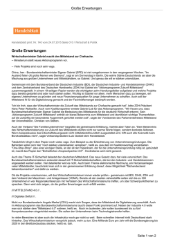 Gro&szlig;e Erwartungen