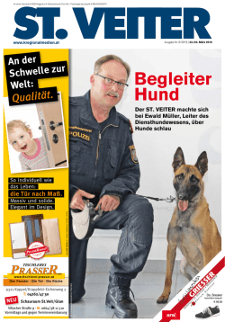 Begleiter Hund - Die Kärntner Regionalmedien