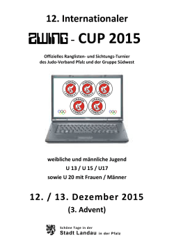 Ausschreibung Zwing-Cup 2015