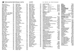 Telefonverzeichnis Stadt Vaihingen an der Enz Juli 2015