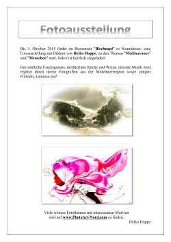 in Neum&uuml;nster, eine Fotoausstellung mit Bildern von