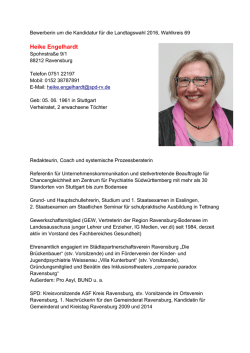 Heike Engelhardt - SPD Kreisverband Ravensburg