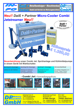 Neu!! Daiß + Partner Micro-Cooler Combi Jetstreamer Neu!!