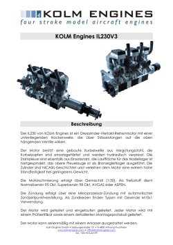 Datenblatt - KOLM Engines