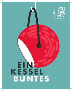 Ein kEssEl buntEs - StuRa
