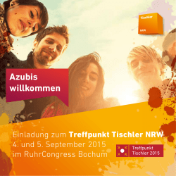 Informationsflyer f&uuml;r Auszubildende