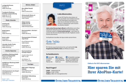 Hier sparen Sie mit Ihrer AboPlus