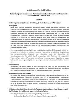 Leitlinienreport