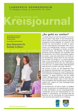 So geht es weiter - Kreis Germersheim