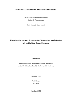 Dokument 1 - E-Dissertationen der Universit&auml;t Hamburg