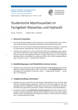 diesem Dokument - Fachgebiet Wasserbau und Hydraulik