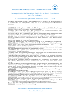 Hom&ouml;opathische Taschenapotheke nach Dr. Stellmann