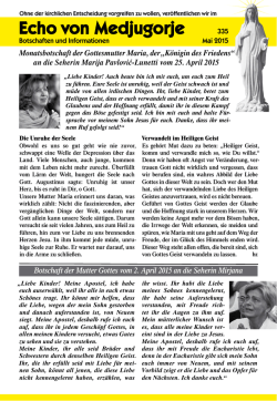 Echo von Medjugorje